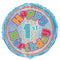Happy 1st Birthday Prismatic 18" 45.7cm Round Foil Balloon